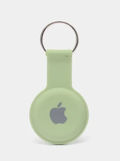 Лесной зеленый чехол-брелок защитный для Apple Airtag, силиконовый, с кольцом, подвеска на трекер
