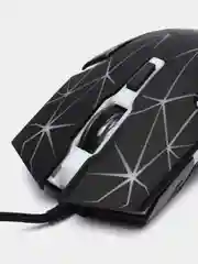 Черный мышь игровая компьютерная Oklick 701G, с подсветкой