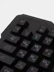 Черный игровой блок - клавиатура Oklick 701G Iron Fist, USB, мини клавиатура