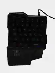 Черный игровой блок - клавиатура Oklick 701G Iron Fist, USB, мини клавиатура