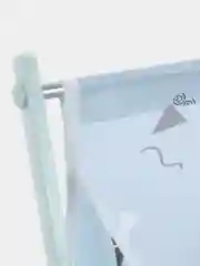 Голубой корзина для белья, хранения, складная
