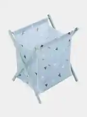 Голубой корзина для белья, хранения, складная