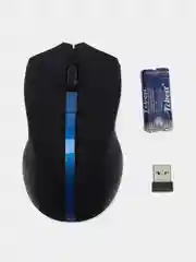 Синий мышь компьютерная Oklick 615MW, беспроводная, USB