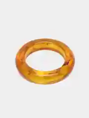Коричневый колечки женские, минималистичные, эпоксидная смола