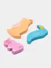 Красный головоломка 3D-пазл по "Монтессори" / деревянная мозаика / деревянный пазл / бизиборд