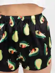 Зеленый пижама женская: топ и шорты