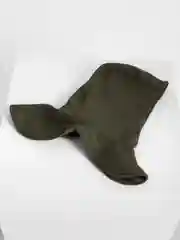 Лайм капор с начёсом, капюшон с воротником