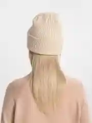Белый шапка вязаная, унисекс