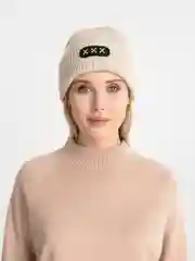 Молочный шапка вязаная, унисекс