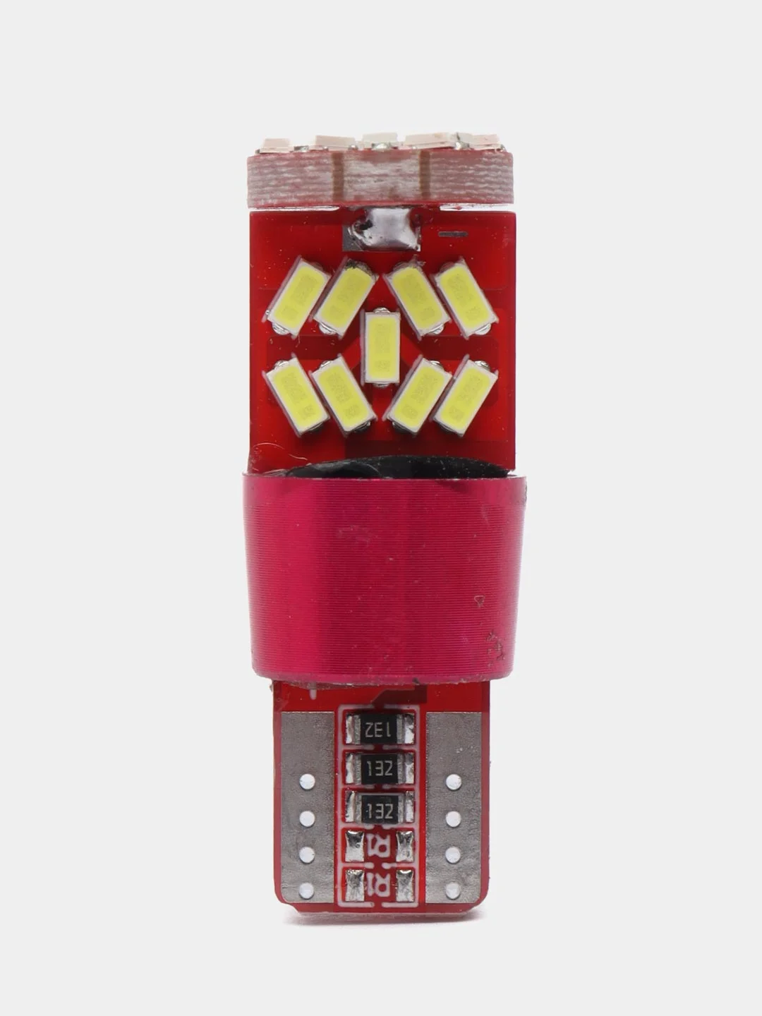Лампа габаритов, светодиодная, с обманкой, белый, T10, W5W, 27 SMD, 12-24V