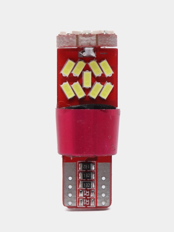 Лампа габаритов, светодиодная, с обманкой, белый, T10, W5W, 27 SMD, 12-24V