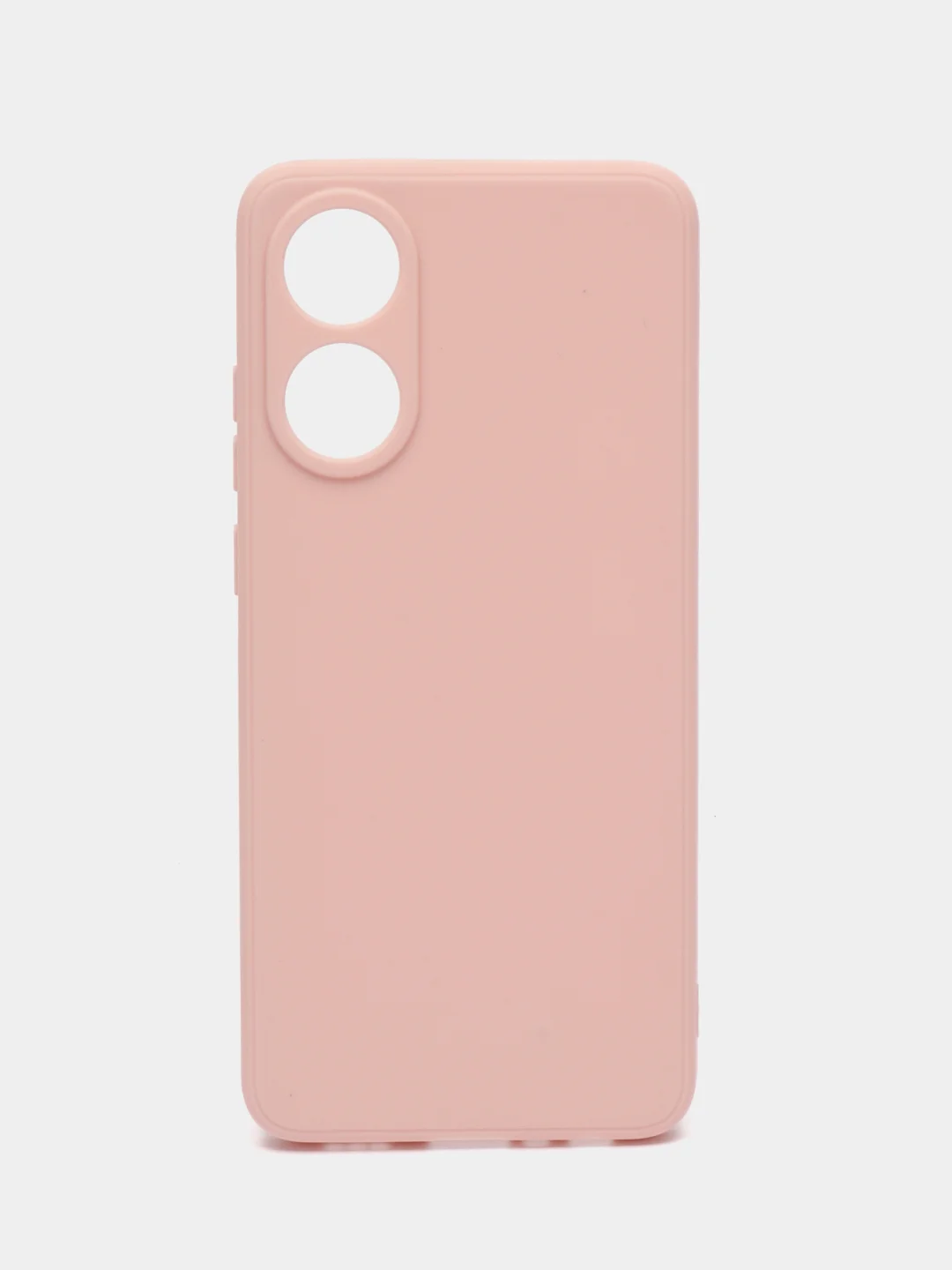 Бежевый чехол для Oppo A78 (Оппо А78), силиконовый, цветной, матовый