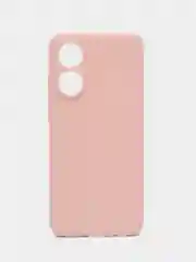 Бежевый чехол для Oppo A78 (Оппо А78), силиконовый, цветной, матовый