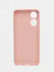 Бежевый чехол для Oppo A78 (Оппо А78), силиконовый, цветной, матовый