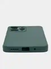 Тёмно-зелёный чехол для Xiaomi Redmi 12 (Сяоми Редми 12), силиконовый, цветной, матовый