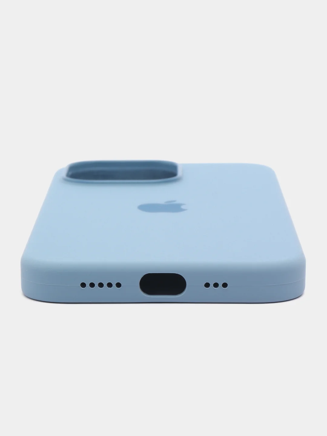 Голубой чехол силиконовый c MagSafe для iPhone 13 / 13 Pro / 13 Pro Max