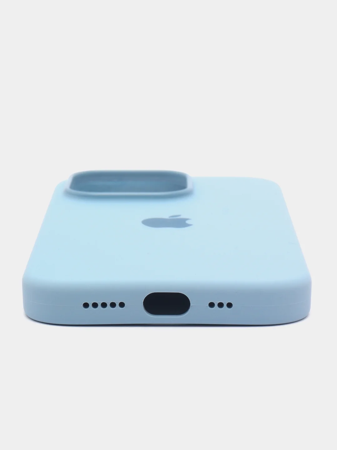 Голубой чехол силиконовый c MagSafe для iPhone 14 / 14 Plus / 14 Pro / 14 Pro Max