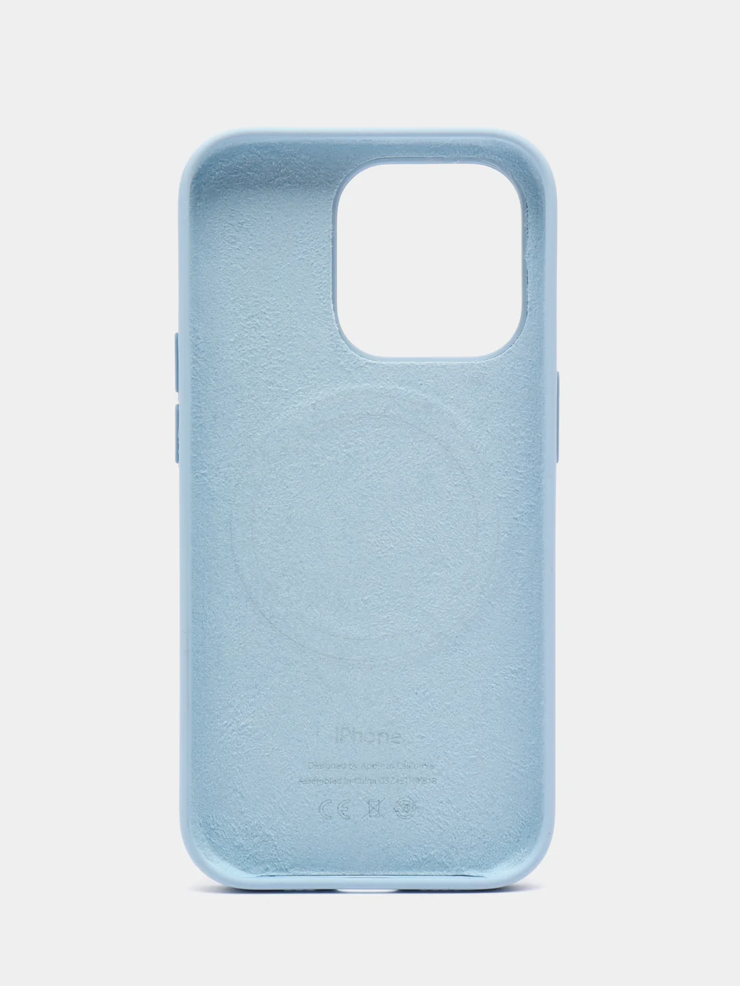 Голубой чехол силиконовый c MagSafe для iPhone 14 / 14 Plus / 14 Pro / 14 Pro Max