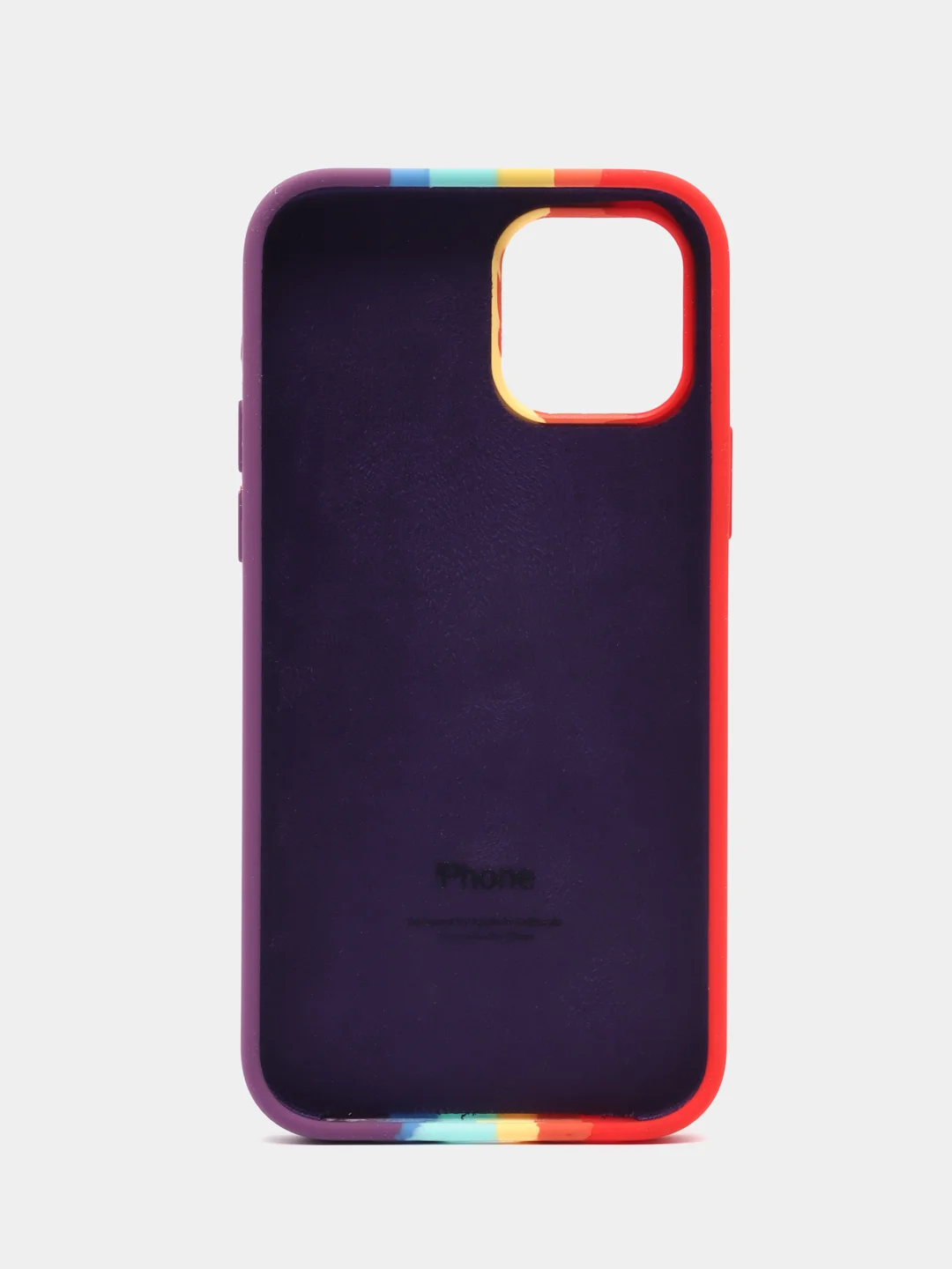 Разноцветный чехол силиконовый Apple Silicone Case для iPhone 12 / iPhone 12 Pro