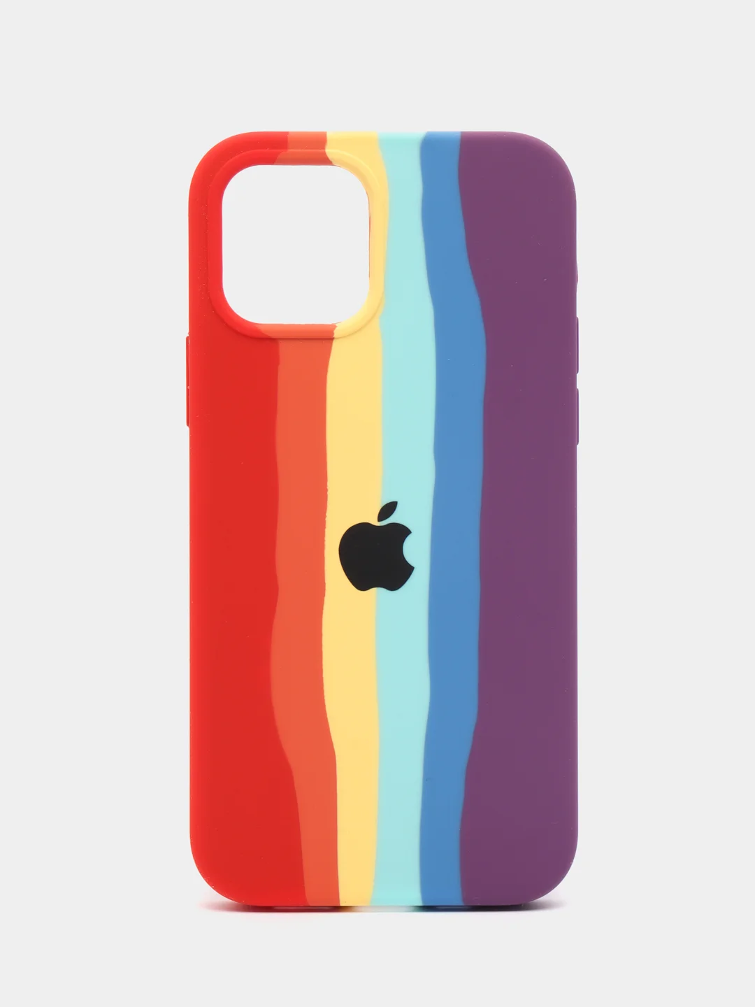 Разноцветный чехол силиконовый Apple Silicone Case для iPhone 12 / iPhone 12 Pro