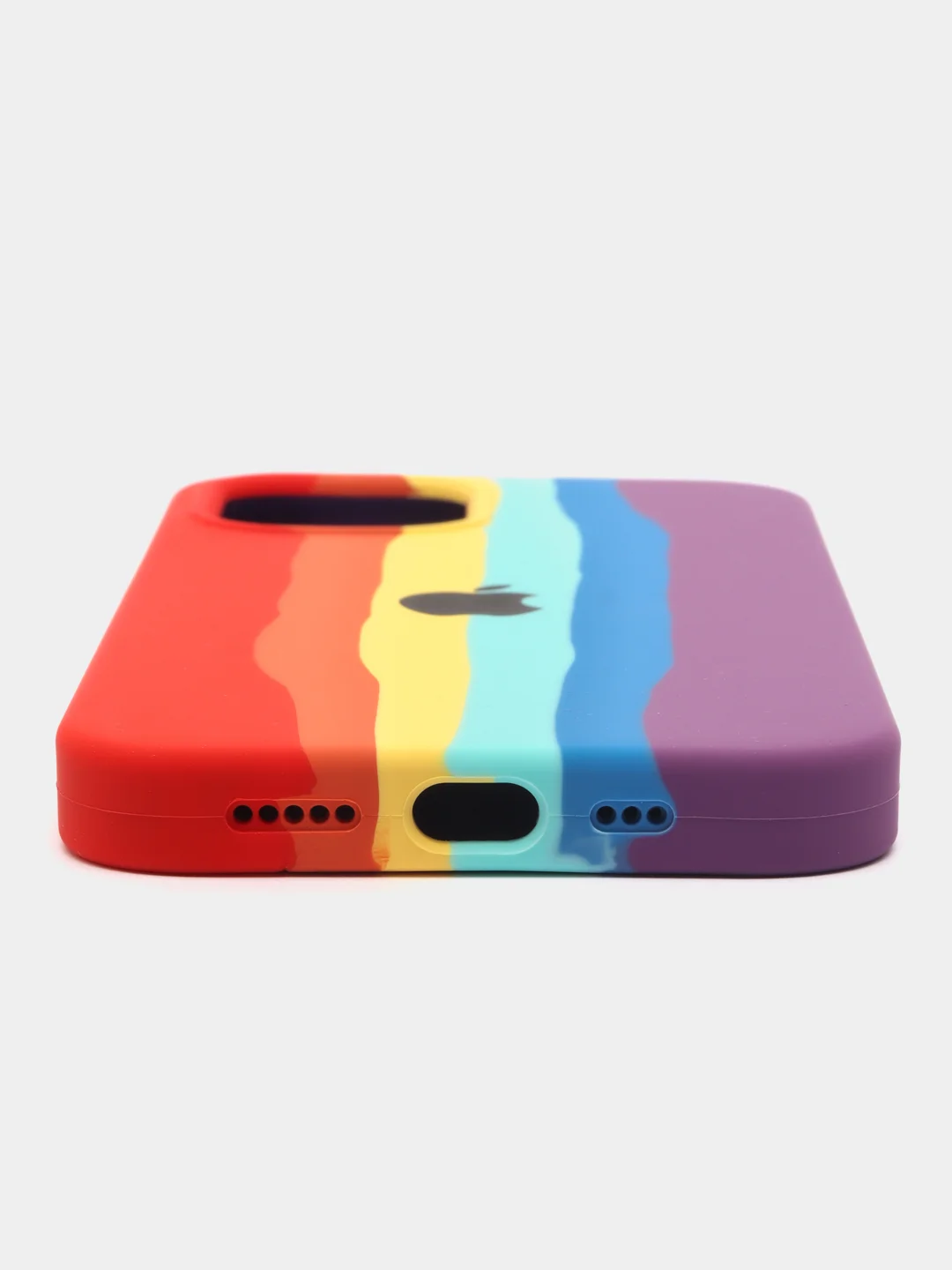 Разноцветный чехол силиконовый Apple Silicone Case для iPhone 12 / iPhone 12 Pro