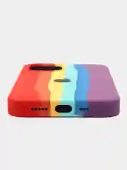 Разноцветный чехол силиконовый Apple Silicone Case для iPhone 12 / iPhone 12 Pro