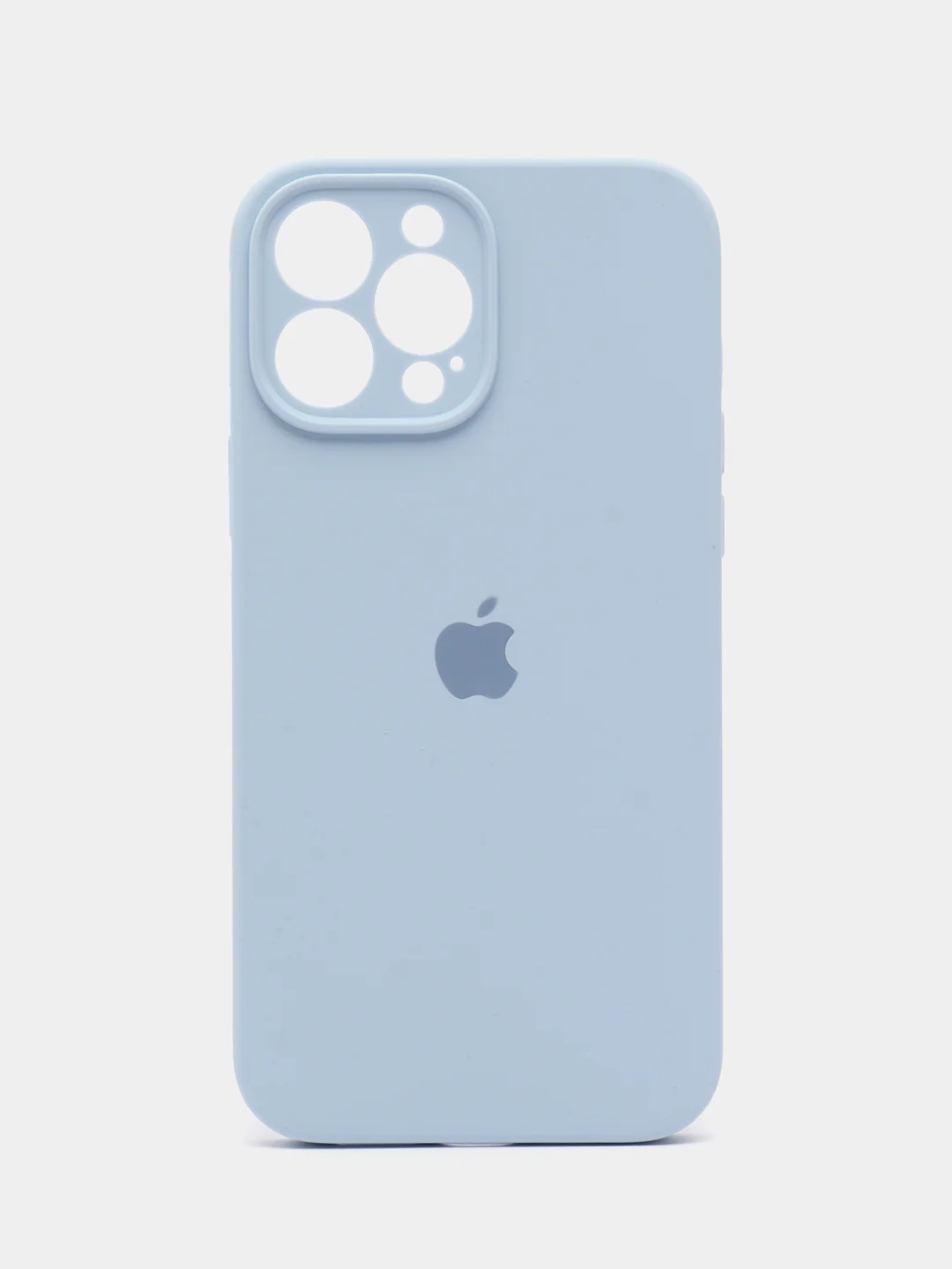 Светло-синий чехол силиконовый Silicone Case для iPhone 13 Pro Max