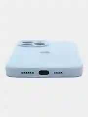 Светло-синий чехол силиконовый Silicone Case для iPhone 13 Pro Max