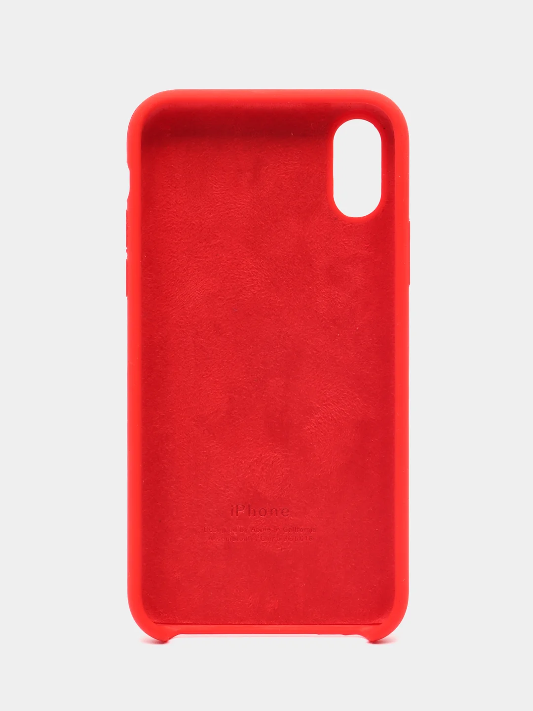 Алый чехол силиконовый Silicone Case для iPhone X / Xs / 11 Pro / 11 Pro Max