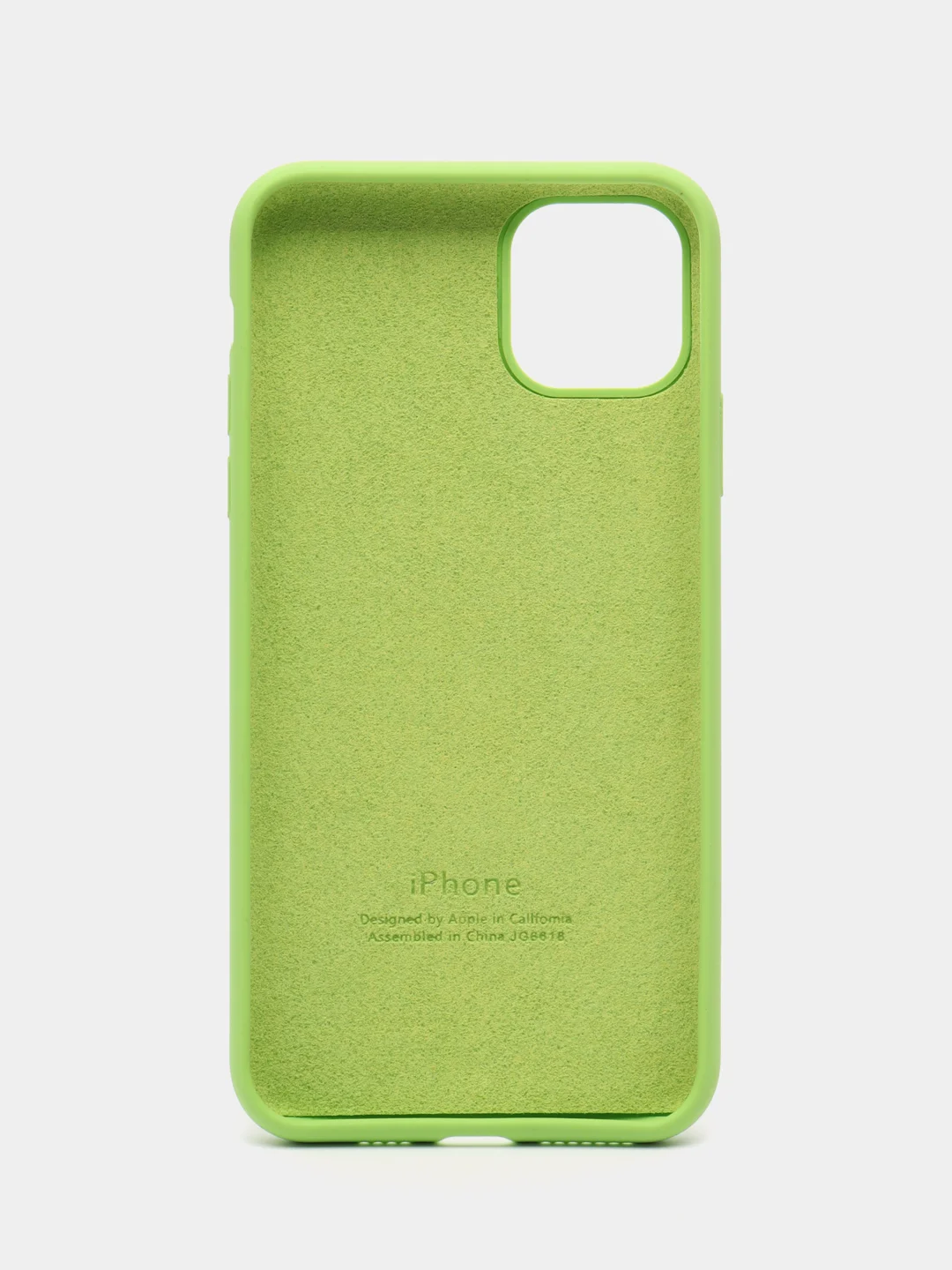 Зеленый чехол силиконовый Silicone Case для iPhone X / Xs / 11 Pro / 11 Pro Max