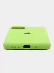 Зеленый чехол силиконовый Silicone Case для iPhone X / Xs / 11 Pro / 11 Pro Max