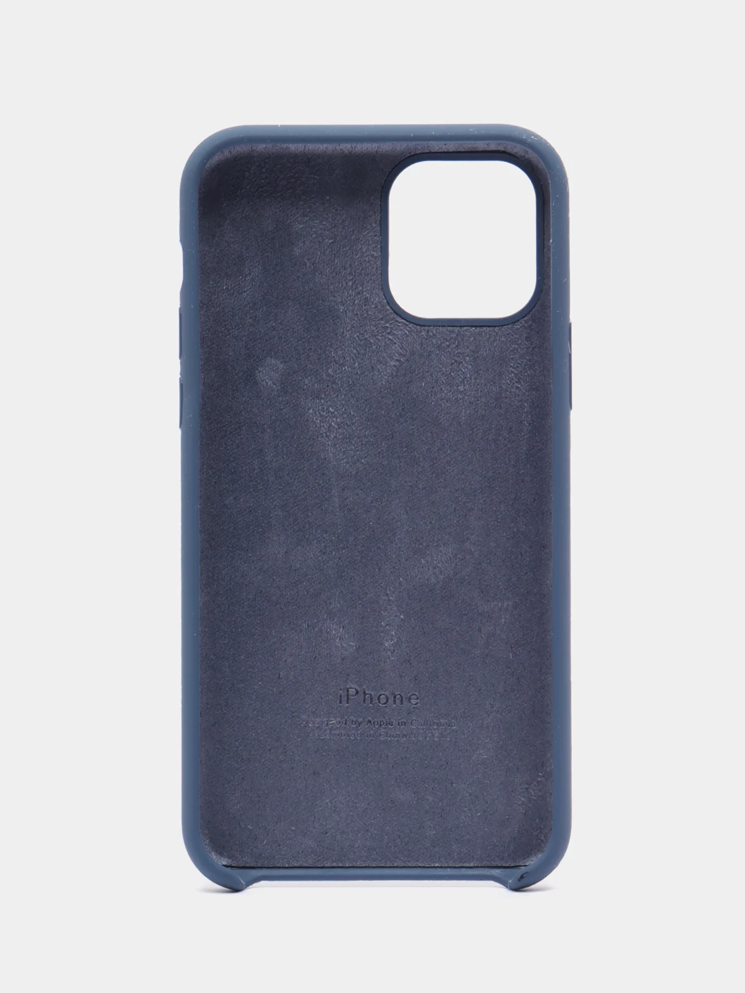 Темно-синий чехол силиконовый Silicone Case для iPhone X / Xs / 11 Pro / 11 Pro Max