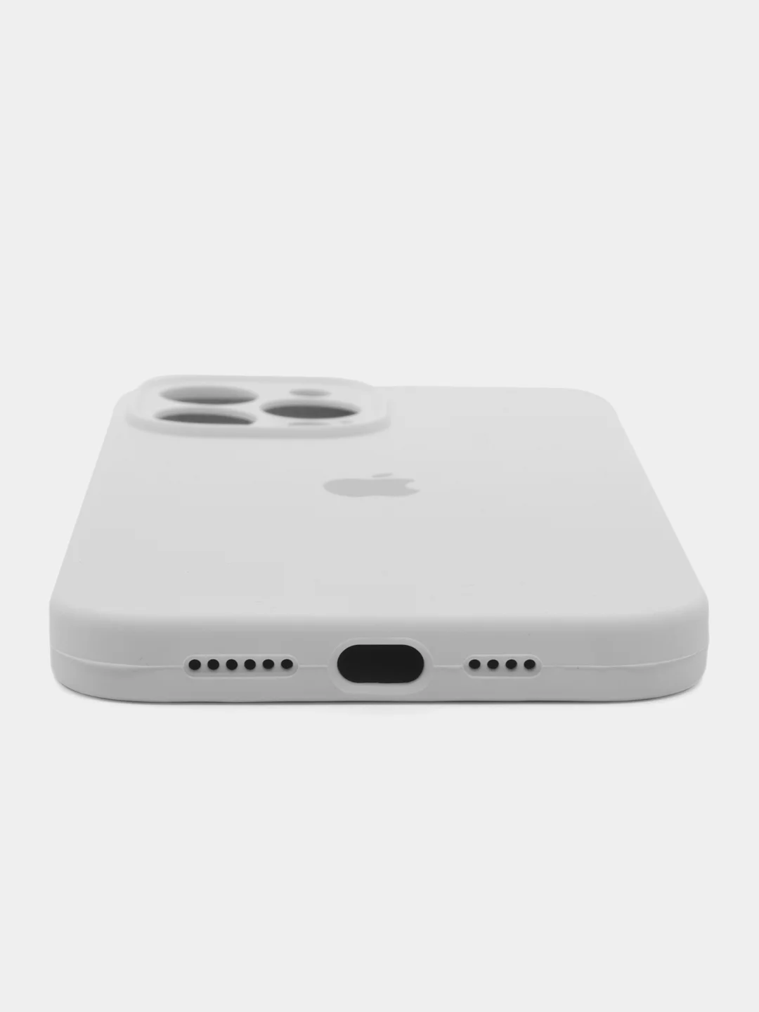 Молочный чехол силиконовый Silicone Case для iPhone 13 Pro Max