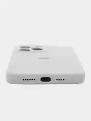 Молочный чехол силиконовый Silicone Case для iPhone 13 Pro Max