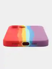 Разноцветный чехол силиконовый Silicone Case для iPhone 13 Pro Max