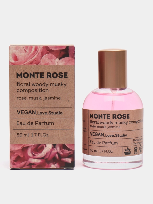Туалетная вода для женщин Vegan Love Studio Monte Rose, 50 мл