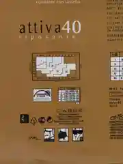 Черный колготки капроновые OMSA attiva, тонкие поддерживающие, 40 ден
