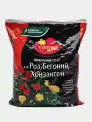 Грунт для Роз, Бегоний и Хризантем "Цветочный рай", 3 л