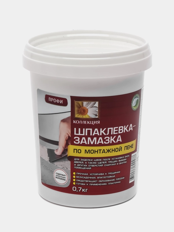 Шпаклевка-замазка по монтажной пене