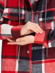 Багровый рубашка в клетку, детская, оверсайз, утепленная, весенняя