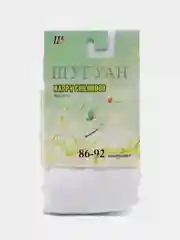 Мятный колготки детские белые ажурные, хлопковые