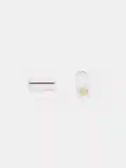 Серебряный бисер стеклярус Япония Toho Bugle, 3 мм