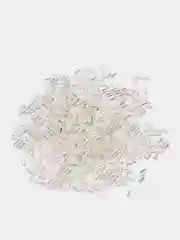 Серебряный бисер стеклярус Япония Toho Bugle, 3 мм