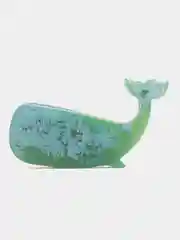 Разноцветный брошь "Кит", брошка, украшение