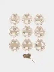 Набор деревянных ёлочных игрушек, для росписи