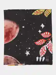 Багровый гобелен настенный, готический, 130 х 150 см