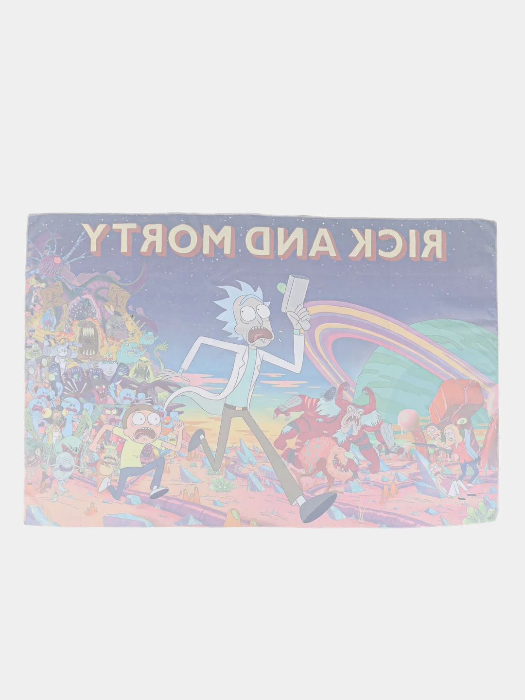Алый декор настенный "Гобелен: Рик и Морти", 150 х 100