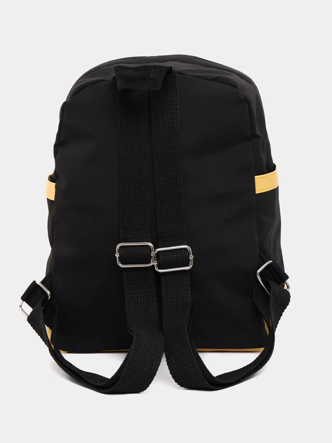 Черный рюкзак детский, портфель с игрушкой