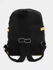 Черный рюкзак детский, портфель с игрушкой