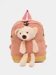 Терракотовый рюкзак детский, портфель с игрушкой